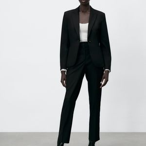 Zara basic blazer + pants